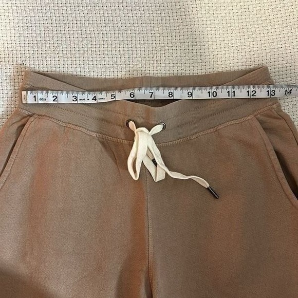 n:philanthropy Distressed Joggers Tan Drawstring Waist Pocketed Sweatpants XS - Picture 9 of 11